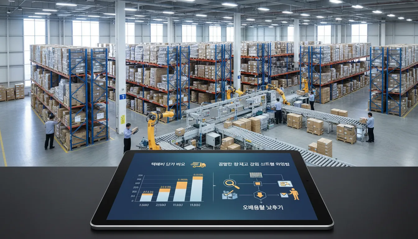 3PL 물류 대행업체 현명하게 고르기: 택배비 단가 비교부터 오배송률 낮추는 꼼꼼한 창고 재고 관리 시스템 확인법