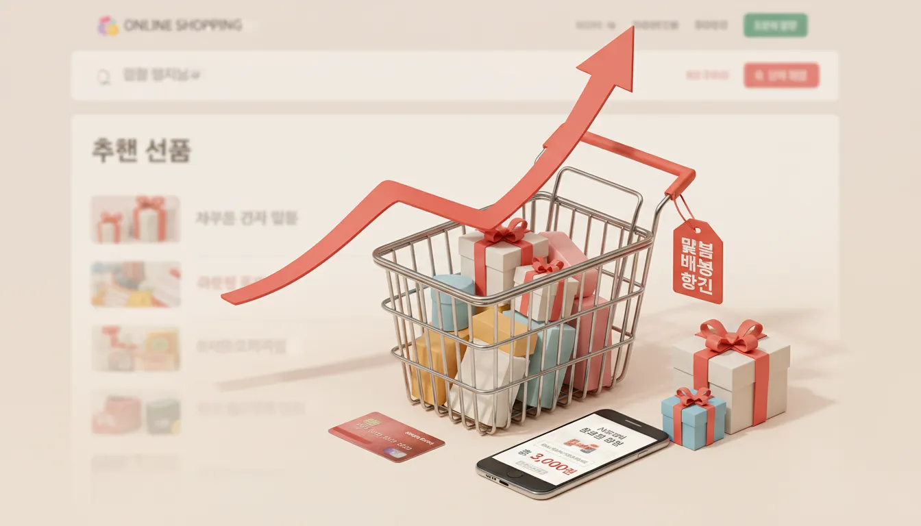 고객의 장바구니 결제 금액을 키우는 크로스셀링과 업셀링 전략: 연관 상품 묶음 배송 할인으로 객단가 획기적으로 높이기