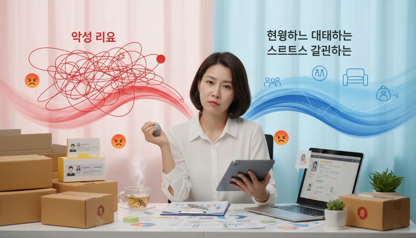악성 리뷰와 반품 요구에 현명하게 대처하는 온라인 셀러 필수 CS 가이드 및 스트레스 관리하는 현실적인 조언