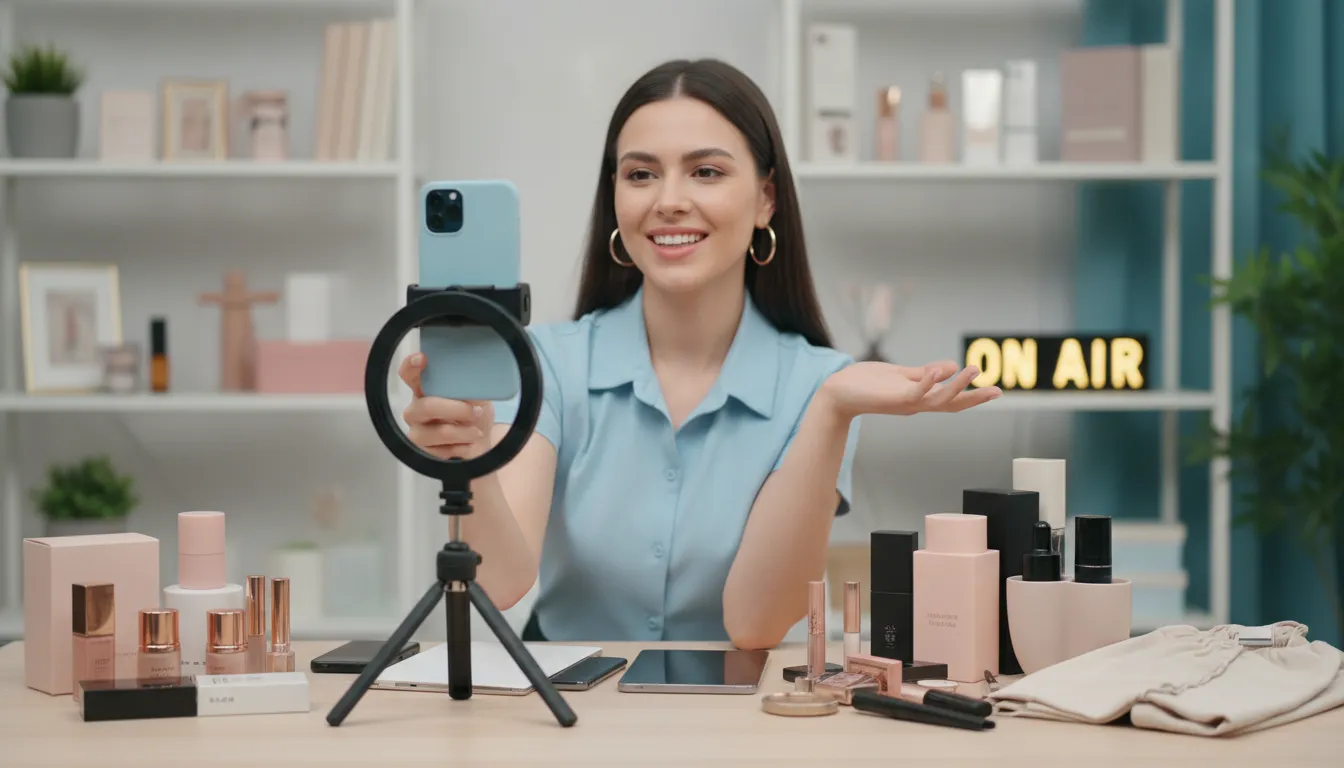 스마트폰 하나로 당장 시작하는 라이브 커머스: 떨지 않고 자연스럽게 소통하며 방송 한 시간 만에 완판하는 대본