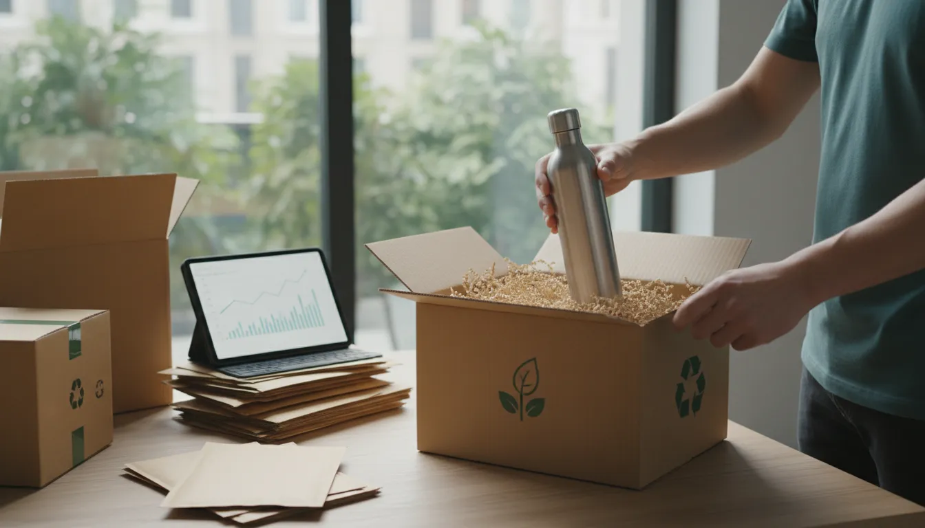 가치 소비를 중시하는 MZ세대를 겨냥한 친환경 종이 완충재 도입기와 포장 쓰레기 줄여서 브랜드 이미지 쇄신하기